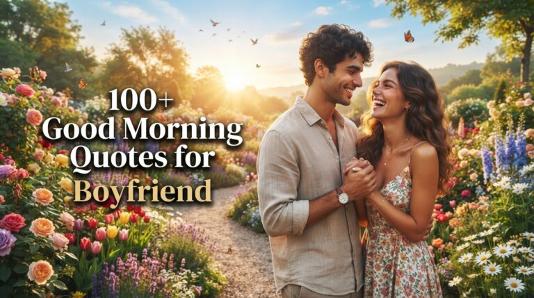 Romantic Good Morning Quotes for Boyfriend with heartfelt love messages and beautiful morning wishes.