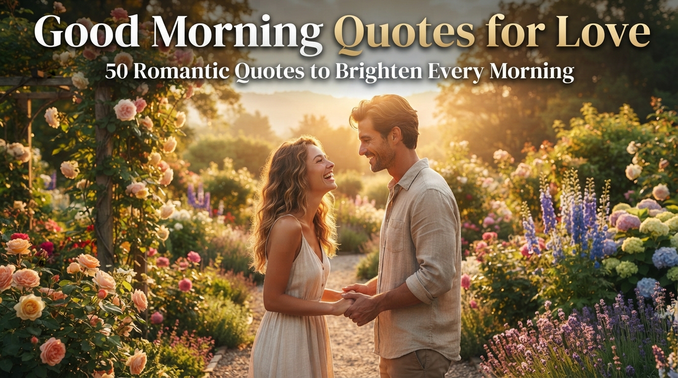 Romantic Good Morning Quotes for Love with a Beautiful Sunrise