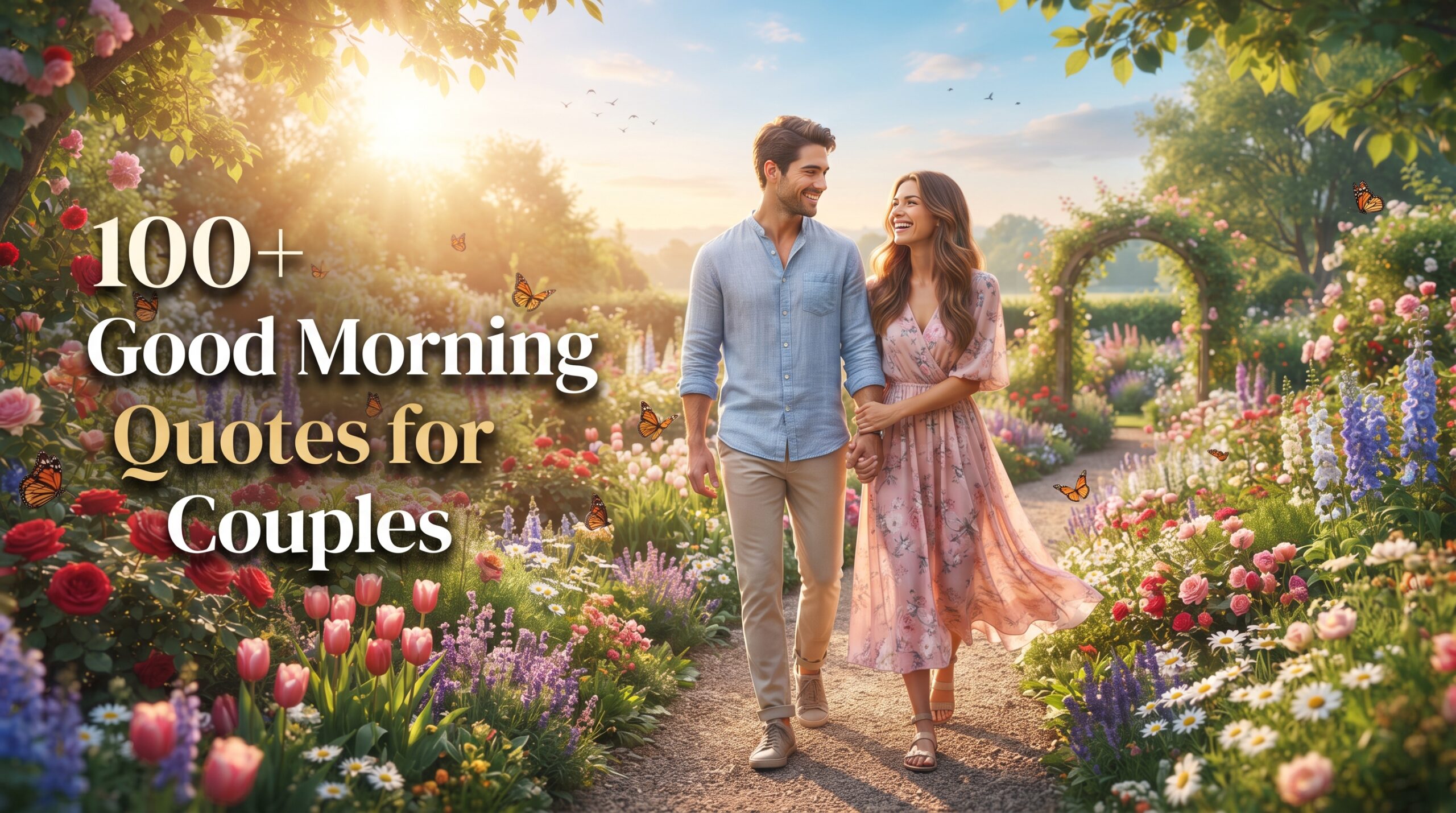 Romantic Good Morning Quotes for Couples with heartfelt morning wishes and love messages.